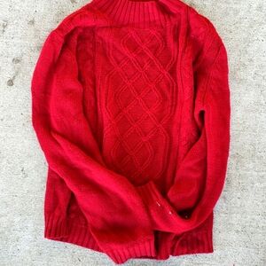 Red sweater
